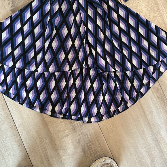 Diane Von FURSTENBERG Rilynn Mesh faux-wrap midaxi dress M - Picture 5 of 12